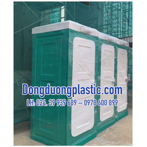 Nhà vệ sinh di động đơn Composite DVS-01 - Thùng Rác Công Cộng Đông Dương - Công Ty Cổ Phần Môi Trường Đô Thị Đông Dương